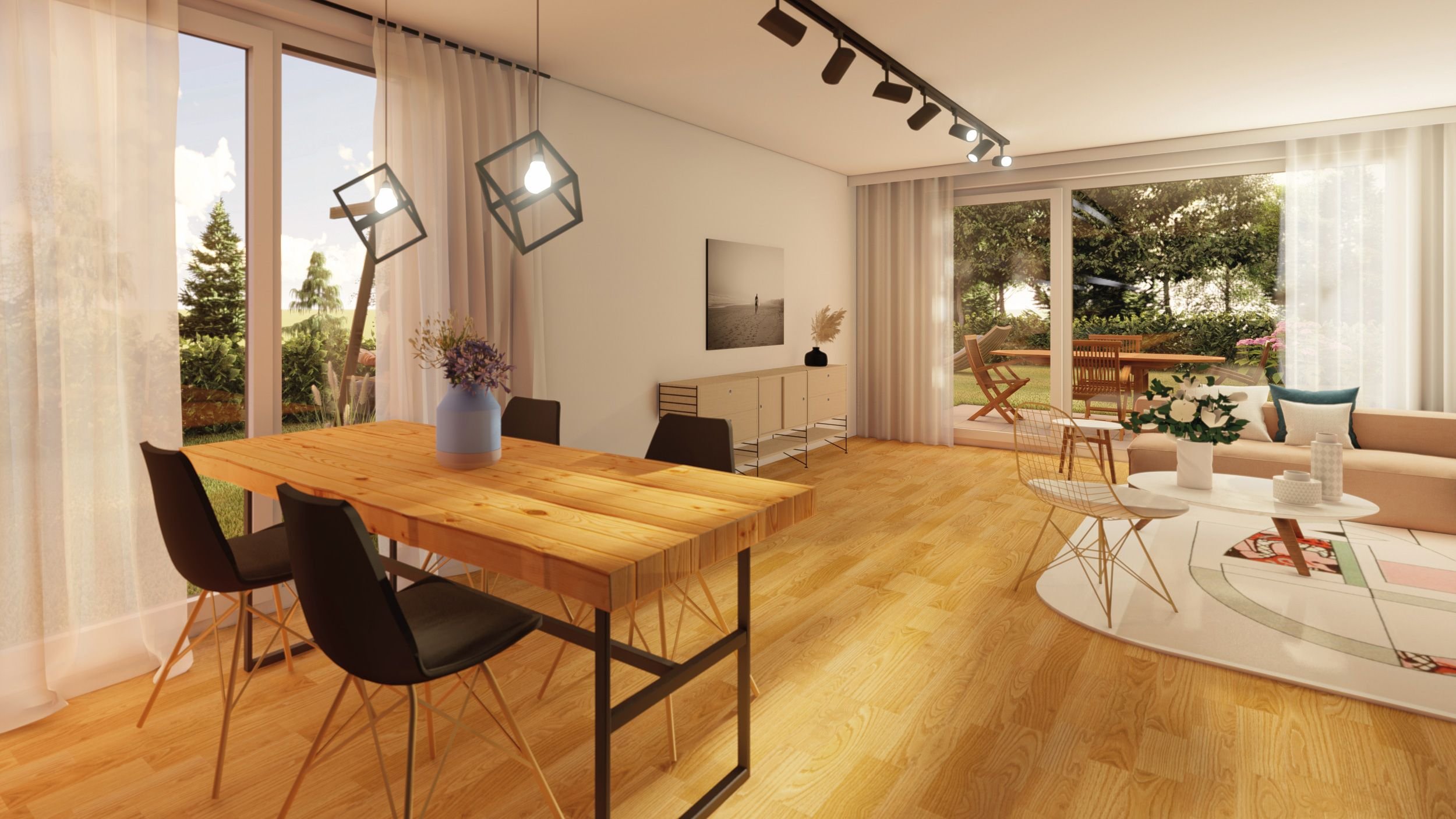 Terrassenwohnung zum Kauf provisionsfrei 399.000 € 3 Zimmer 92,2 m²<br/>Wohnfläche EG<br/>Geschoss Bahnhofstraße 11-13 Henstedt-Ulzburg 24558