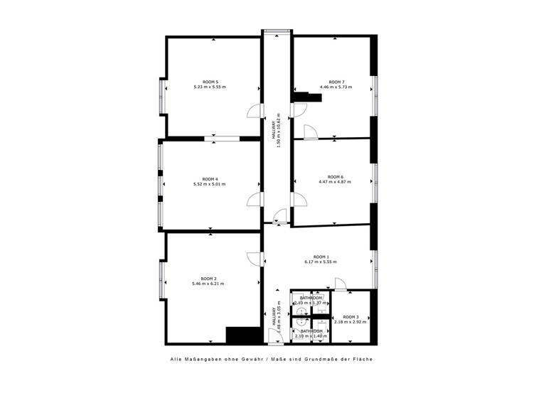 Bürofläche zur Miete 1.580 € 185 m² Bürofläche Neustrelitz 17235