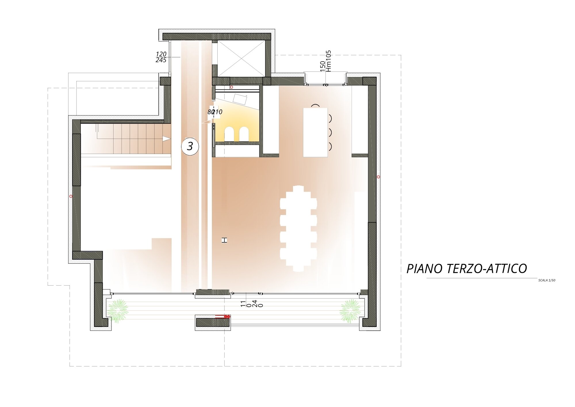 Penthouse zum Kauf 1.490.000 € 4 Zimmer 173 m²<br/>Wohnfläche 3.<br/>Geschoss Via Scuole Desenzano del Garda