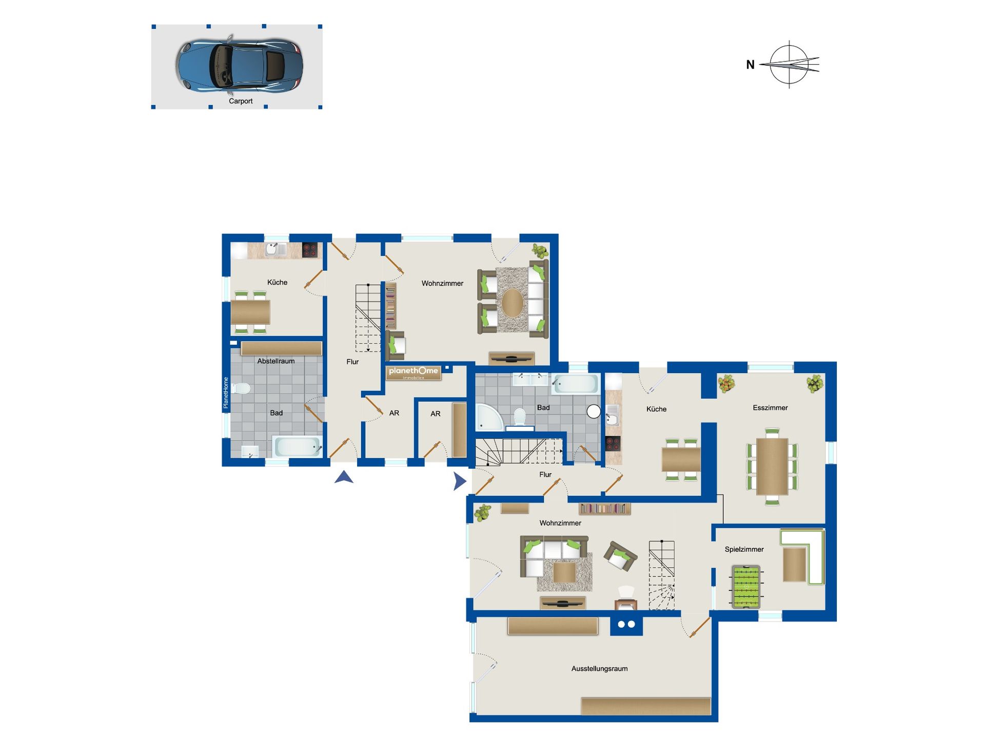 Mehrfamilienhaus zum Kauf 430.000 € 12 Zimmer 291,5 m²<br/>Wohnfläche 939 m²<br/>Grundstück Hönnersum Harsum 31177