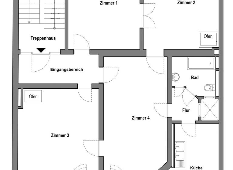 Studio zur Miete 1.120 € 5 Zimmer 144,3 m²<br/>Wohnfläche Mitte Cottbus 03046