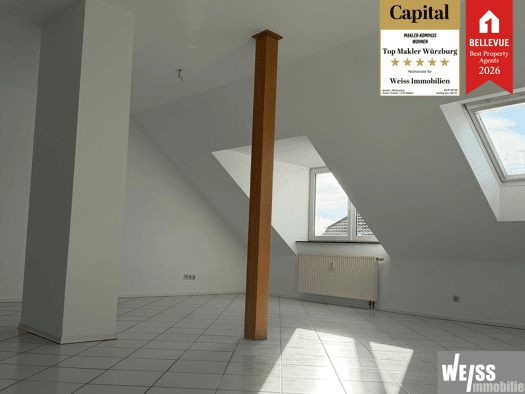 Wohnung zur Miete 800 € 3 Zimmer 80 m² 3. Geschoss Versbach Würzburg 97078