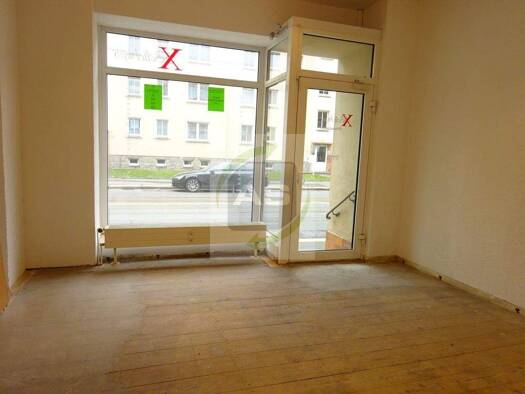Laden zur Miete 295 € 2 Zimmer 38 m² Verkaufsfläche Leipziger Straße 124 Pölbitz Zwickau 08058