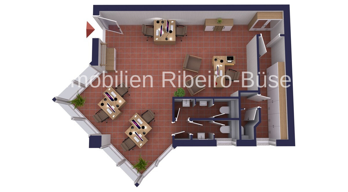 Bürofläche zur Miete 1.080 € 71,6 m²<br/>Bürofläche Amern Schwalmtal 41366