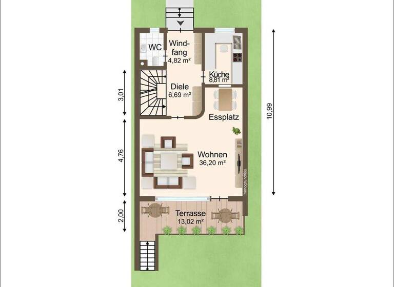 Reihenendhaus zum Kauf 595.000 € 6 Zimmer 165 m² 284 m² Grundstück Schwetzingen 68723