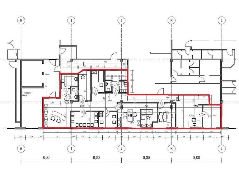 Bürofläche zur Miete 180 m² Bürofläche Weststraße 3 Versorgungsgebiet Halle 06126