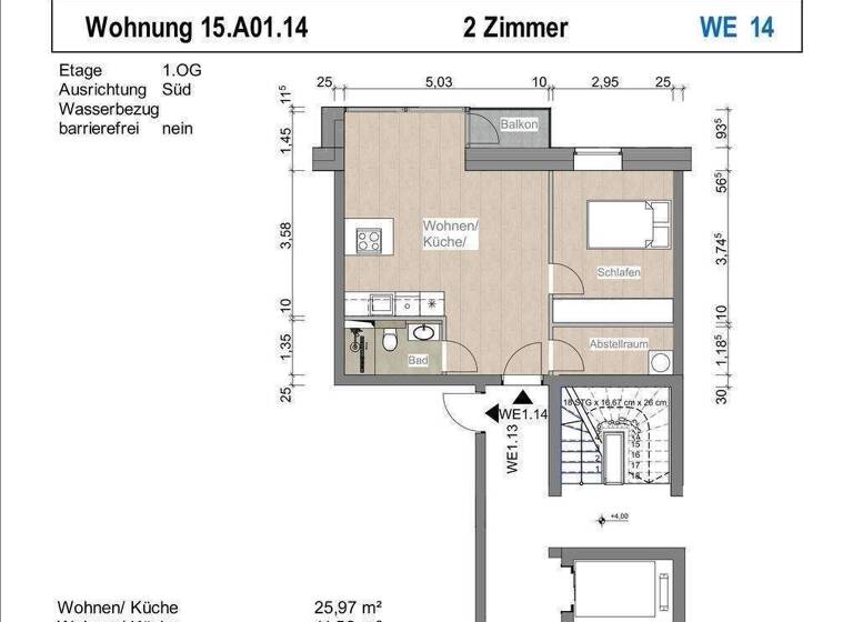 Wohnung zum Kauf - Erstbezug provisionsfrei 247.500 € 2 Zimmer 45 m² 1. Geschoss Gaarden-Ost Kiel 24143