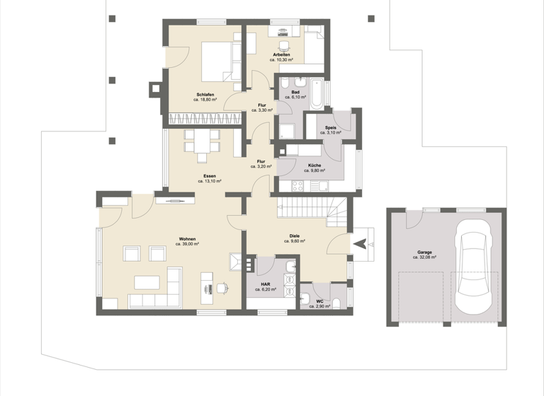 Einfamilienhaus zum Kauf 1.300.000 € 8,5 Zimmer 180 m² 1.042 m² Grundstück Otterfing 83624