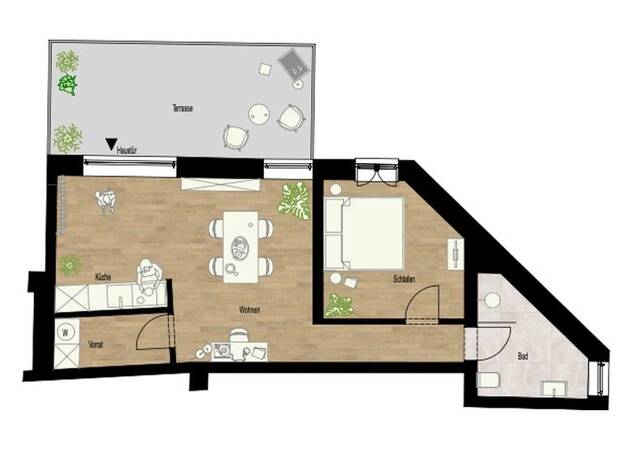 Wohnung zur Miete 890 € 2 Zimmer 63 m² EG frei ab 15.11.2026 Bahnhofstraße 52 Weiher Mörlenbach 69509