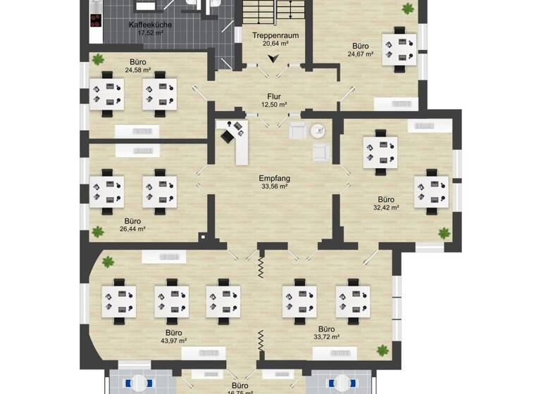 Villa zur Miete 6.899 € 21 Zimmer 1.090 m² 1.019 m² Grundstück frei ab sofort Leipziger Str. Magdeburg 39112