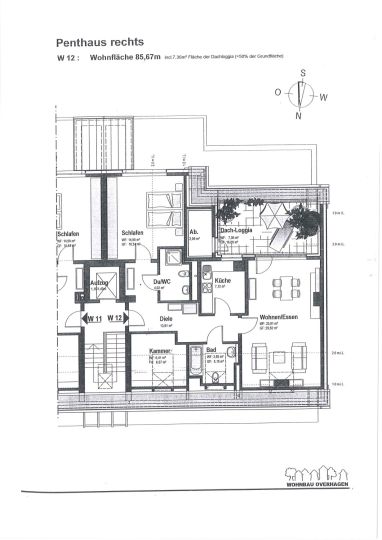 Wohnung zur Miete 700 € 2,5 Zimmer 86 m²<br/>Wohnfläche ab sofort<br/>Verfügbarkeit Hauptstraße Kirchhellen-Mitte Bottrop 46244