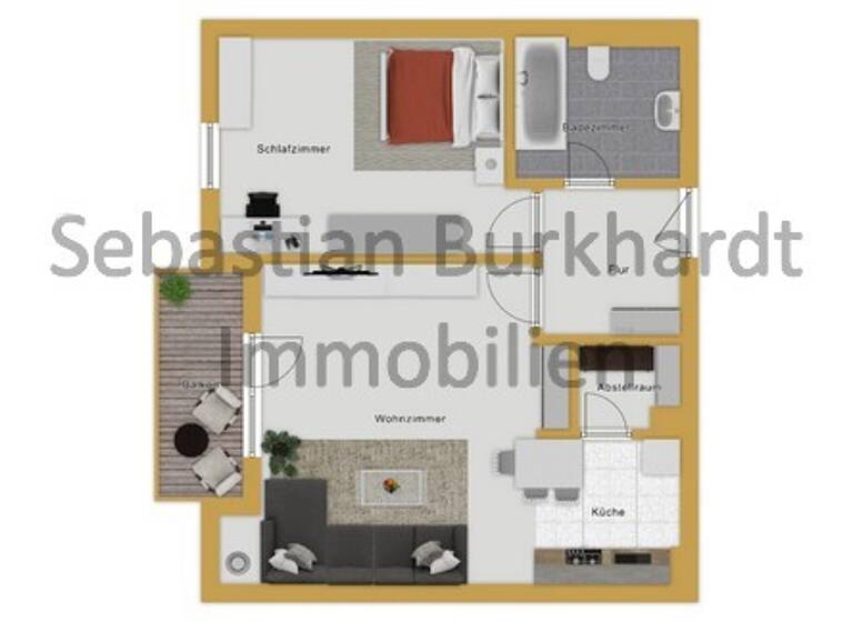 Wohnung zum Kauf 115.000 € 2 Zimmer 58,9 m² 1. Geschoss Ilmenau 98693