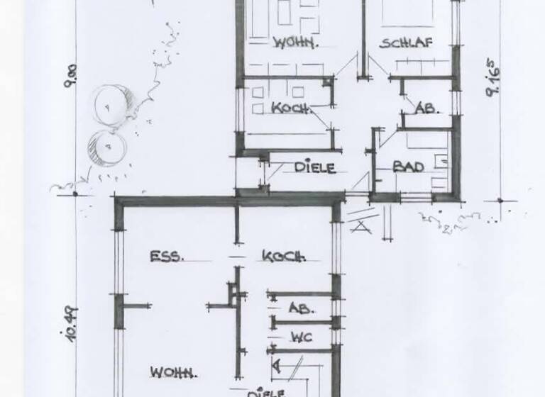 Haus zum Kauf 240.000 € 8 Zimmer 202 m² 1.041 m² Grundstück Ueffeln Bramsche 49565