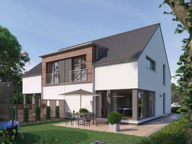 Doppelhaushälfte zum Kauf 498.000 € 4 Zimmer 125 m² 300 m² Grundstück Liedolsheim Dettenheim 76706