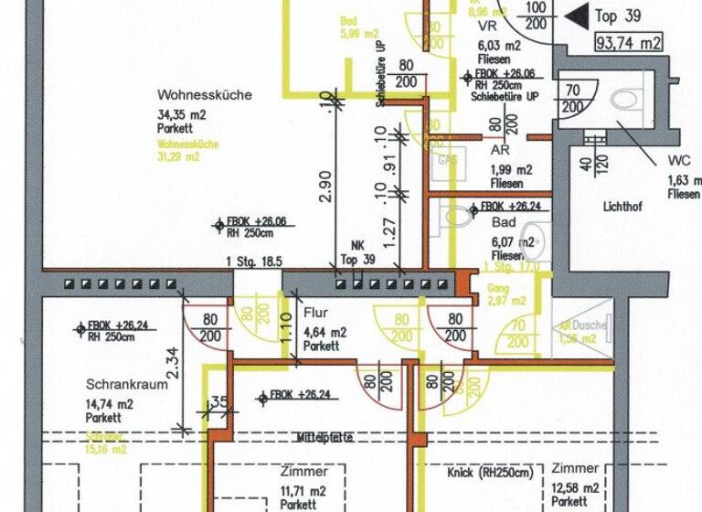 WG-Zimmer zum Kauf 599.000 € 4 Zimmer 93,7 m² Wien 1200