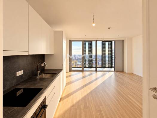 Wohnung zur Miete - Erstbezug 926 € 1 Zimmer 34,2 m² 36. Geschoss frei ab 01.11.2026 Wien 1220