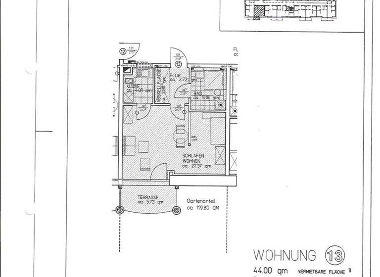 Wohnung zum Kauf als Kapitalanlage geeignet 81.400 € 1 Zimmer 44 m²<br/>Wohnfläche Barleben Barleben 39179