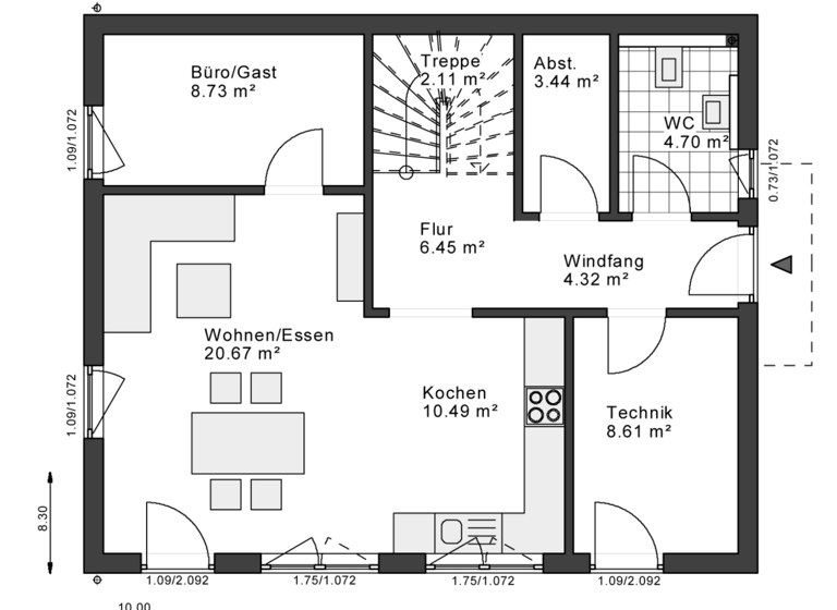 Einfamilienhaus zum Kauf provisionsfrei 243.412 € 4 Zimmer 139 m² 509 m² Grundstück Narsdorf Geithain 04657