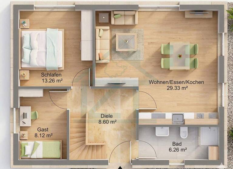 Bungalow zum Kauf 659.800 € 5 Zimmer 132 m² 422 m² Grundstück Süd Jena 07745
