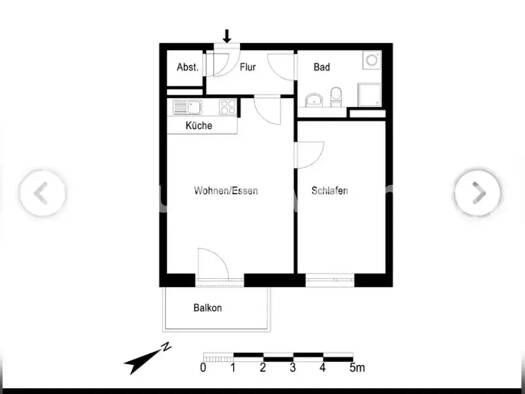 Wohnung zur Miete nur mit Wohnberechtigungsschein Tauschwohnung 390 € 2 Zimmer 54 m² 2. Geschoss Mitte Berlin 13353