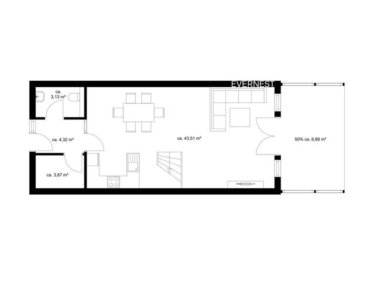 Terrassenwohnung zum Kauf - Erstbezug 329.000 € 3 Zimmer 118 m² Upleward Krummhörn 26736