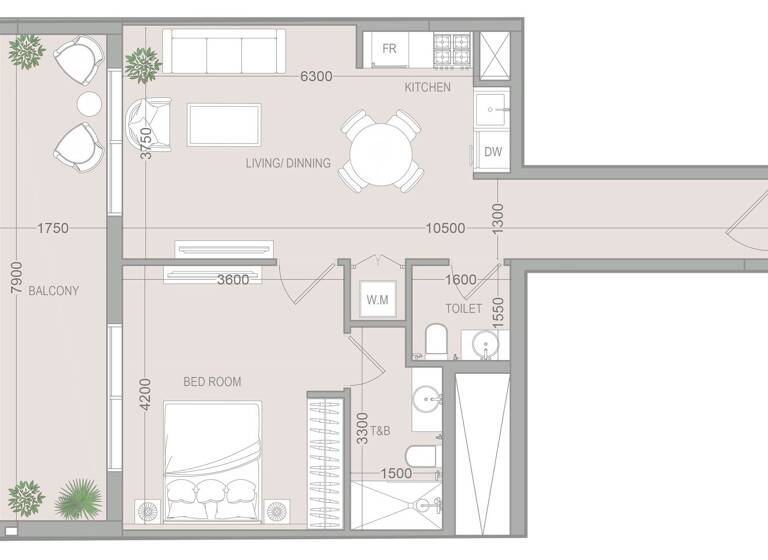 Wohnung zum Kauf provisionsfrei 276.545 € 2 Zimmer 71,8 m² Dubai 00000