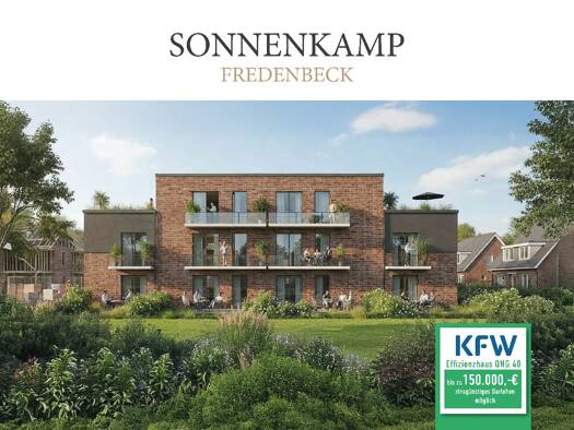 Wohnung zum Kauf - Neubau provisionsfrei 294.000 € 2 Zimmer 67,2 m² 1. Geschoss Fredenbeck Fredenbeck 21717