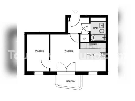 Wohnung zur Miete nur mit Wohnberechtigungsschein Tauschwohnung 380 € 2 Zimmer 45 m² Sasel Hamburg 22145