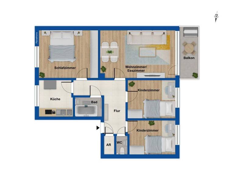 Wohnung zum Kauf 149.000 € 4 Zimmer 75,2 m² Kellinghusen 25548