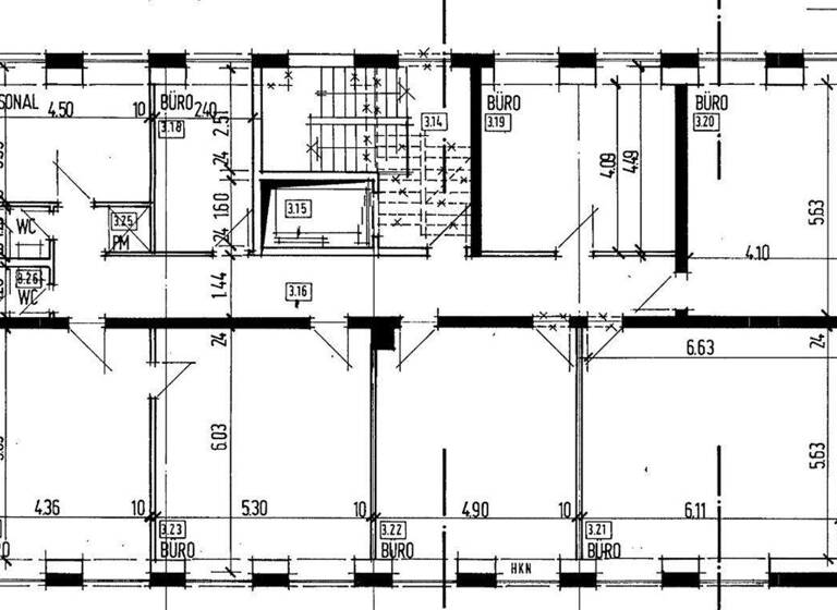 Büro zur Miete 8,50 € 180 m² Bürofläche Grafenhof 5 Mitte Dortmund 44137