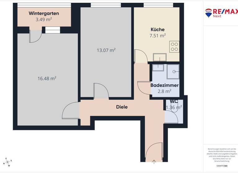 Wohnung zum Kauf 95.000 € 3 Zimmer 55 m² 1. Geschoss Landegg 2486