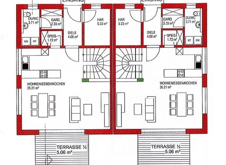 Doppelhaushälfte zum Kauf provisionsfrei 497.000 € 5 Zimmer 126 m² 399 m² Grundstück Lauingen 89415