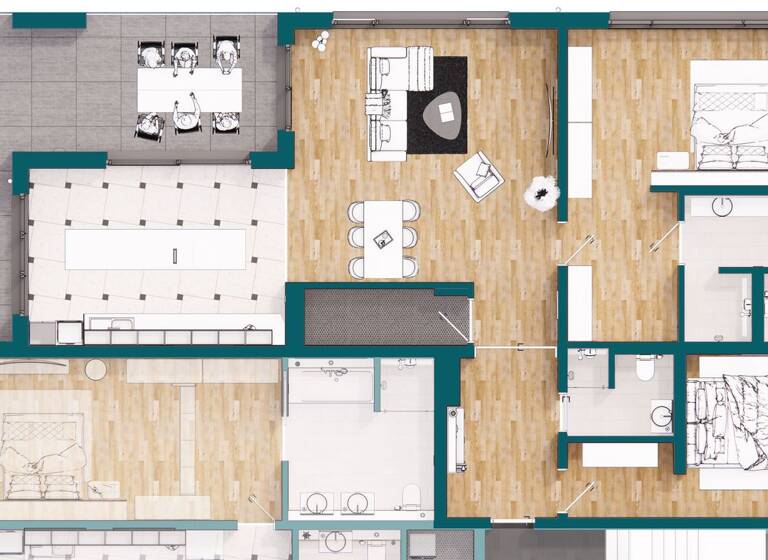 Wohnung zum Kauf 830.000 € 3,5 Zimmer 150,8 m² EG Stiepel Bochum 44797