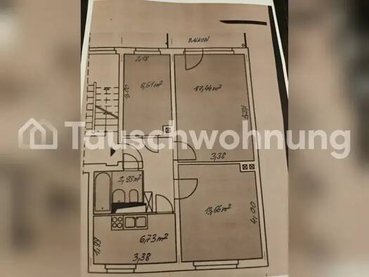 Wohnung zur Miete Tauschwohnung 370 € 2,5 Zimmer 56,1 m² 1. Geschoss Niederschöneweide Berlin 12439