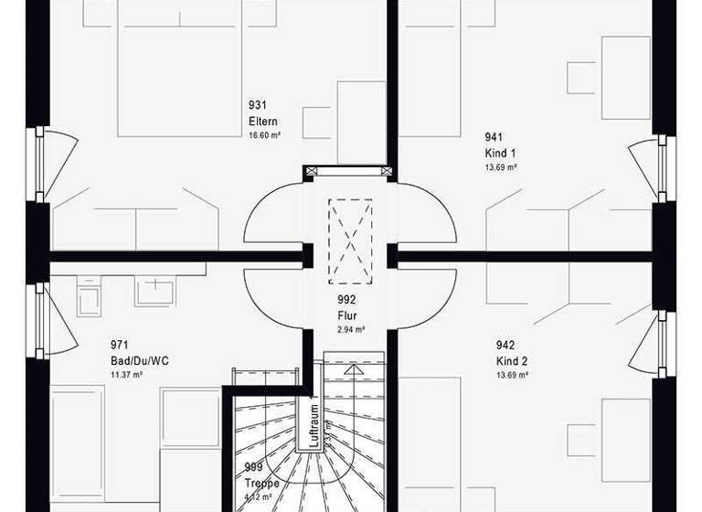 Einfamilienhaus zum Kauf provisionsfrei 247.669 € 4 Zimmer 117 m² 544 m² Grundstück Grifte Edermünde 34295