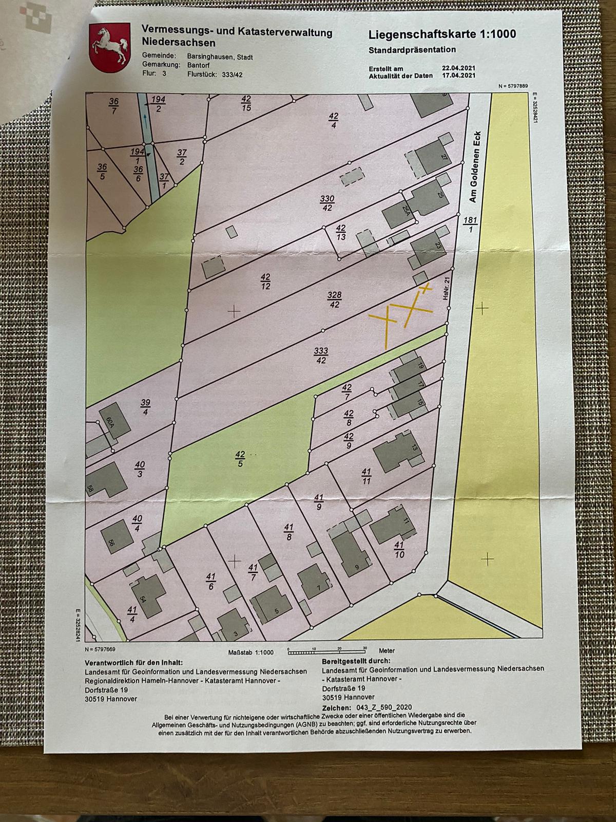 Einfamilienhaus zum Kauf provisionsfrei 532.650 € 5 Zimmer 136 m²<br/>Wohnfläche 2.300 m²<br/>Grundstück Am Goldenen Eck 21 Bantorf Barsinghausen 30890