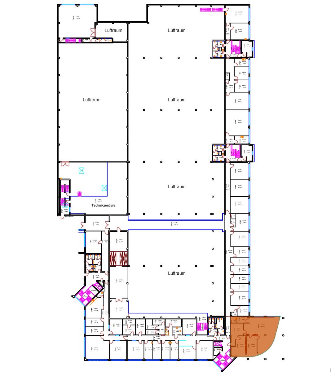 Bürofläche zur Miete 13,07 € 130,6 m²<br/>Bürofläche Robert-Koch-Straße 50 Hechtsheim Mainz 55129