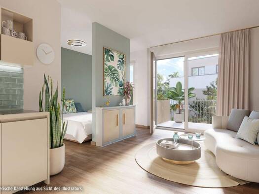 Wohnung zum Kauf 464.900 € 2 Zimmer 51,5 m² 2. Geschoss Furtweg Unterschleißheim Unterschleißheim 85716