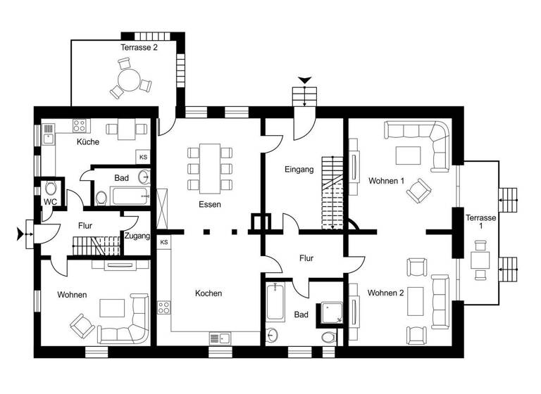 Einfamilienhaus zum Kauf 533.000 € 5,5 Zimmer 183 m² 694 m² Grundstück Winz-Baak Hattingen 45529