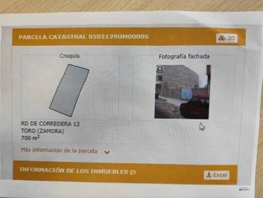 Wohn- und Gewerbegrundstück zum Kauf 319.000 € Calle Corredera, 12 Toro 49800