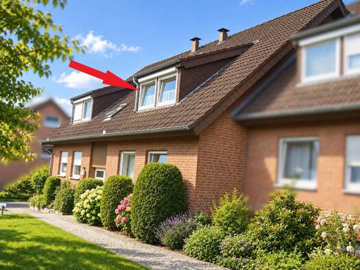 Wohnung zur Miete 490 € 3 Zimmer 57,2 m² 2. Geschoss frei ab 01.10.2026 Innenstadt Detmold 32756