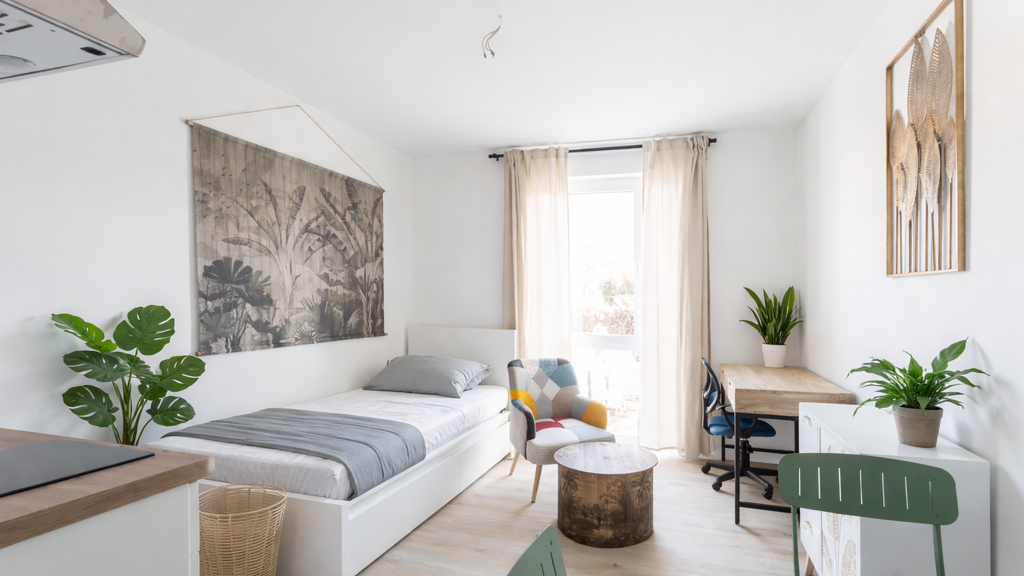 Studio zur Miete - Erstbezug 388 € 1 Zimmer 22,2 m² EG frei ab 01.03.2026 Hansastraße 22 Alte Neustadt Magdeburg 39106