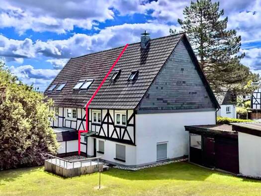 Doppelhaushälfte zum Kauf 199.000 € 1 Zimmer 105 m² 639 m² Grundstück Marienhagen Wiehl 51674