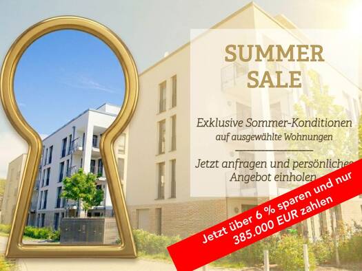 Terrassenwohnung zum Kauf - Neubau provisionsfrei 385.000 € 2 Zimmer 69 m² 1. Geschoss Weinheim 69469