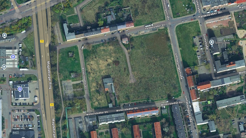 Gewerbegrundstück zur Miete provisionsfrei 2.500 m² Grundstück Haldensleber Straße 38 Neue Neustadt Magdeburg 39124