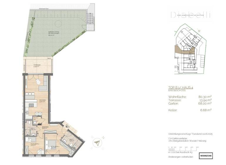 Wohnung zum Kauf - Erstbezug 680.000 € 3 Zimmer 80,3 m² EG Mattsee 5163