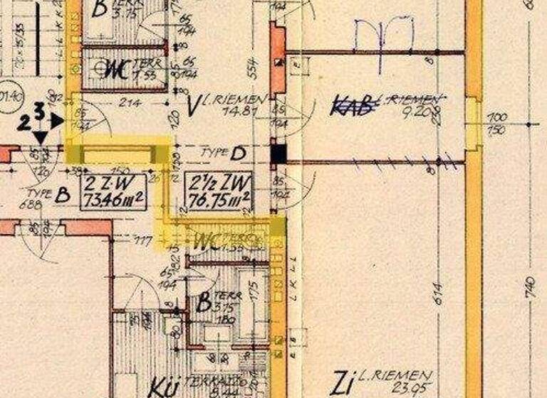 Wohnung zum Kauf 249.900 € 76,8 m² Helenenstraße Baden 2500