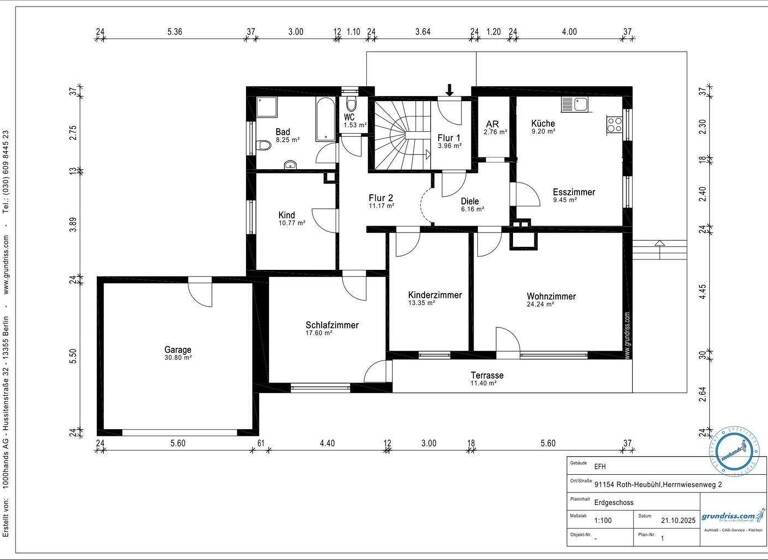 Einfamilienhaus zum Kauf 695.000 € 9 Zimmer 260 m² 970 m² Grundstück Herrnwiesenweg 2 Heubühl Roth 91154