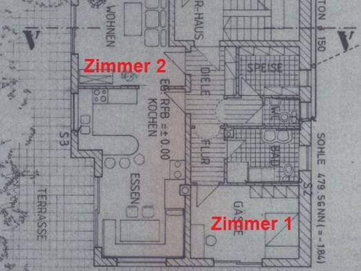 Wohnung zur Miete 1.250 € 3 Zimmer 83 m² EG Lauterbach Rohrdorf 83101