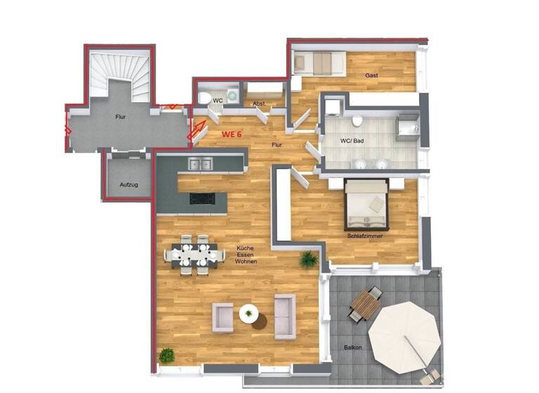 Wohnung zum Kauf 721.035 € 3 Zimmer 118,7 m²<br/>Wohnfläche Holzlar Bonn 53229